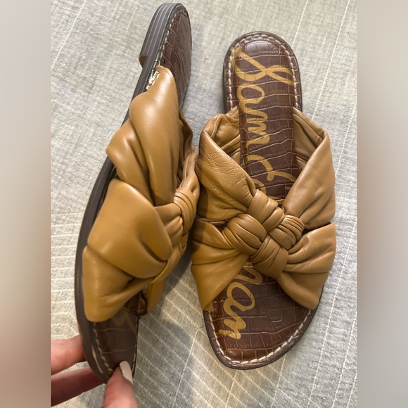 Sam Edelman Tan Braided Flat sandals sz 10 - Picture 3 of 13